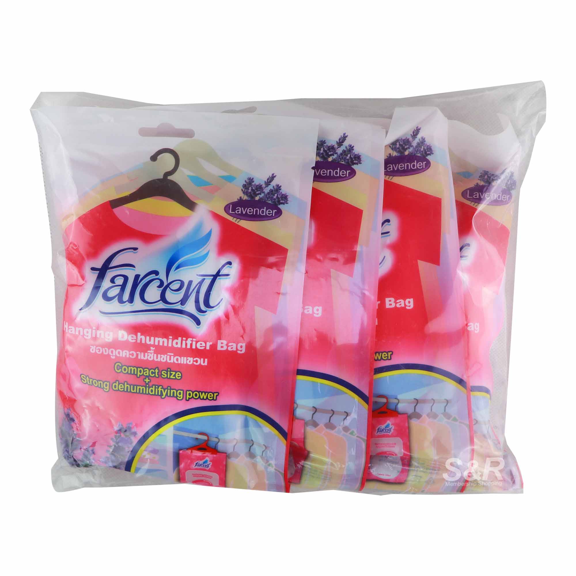 Farcent Hanging Dehumidifier Bag 4pcs